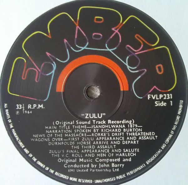 Zulu (Original Motion Picture Sound Track & Themes)