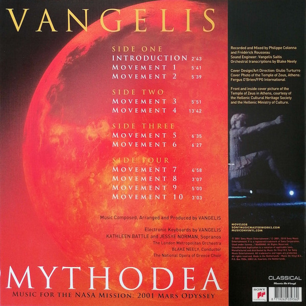 Mythodea (Music For The NASA Mission: 2001 Mars Odyssey)