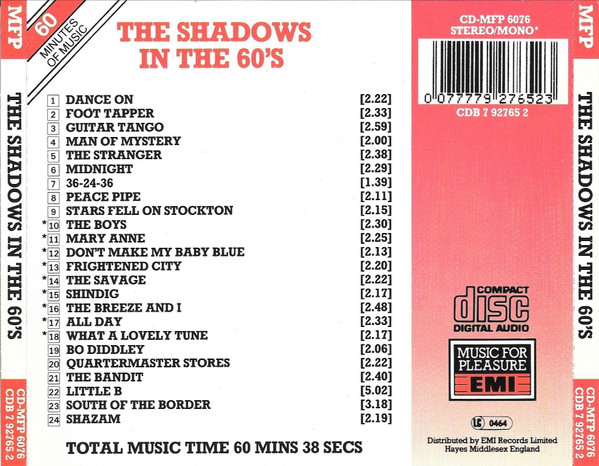 The Shadows In The 60's