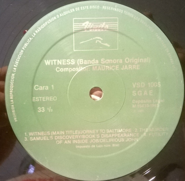 Witness (Banda Sonora Original)