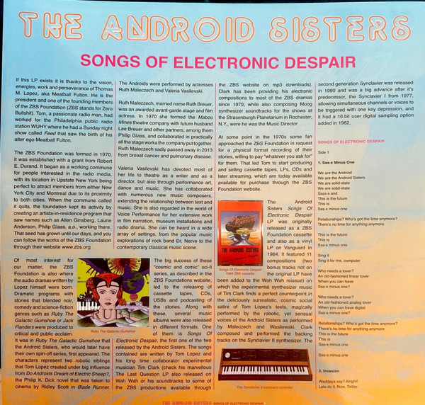 Songs Of Electronic Despair