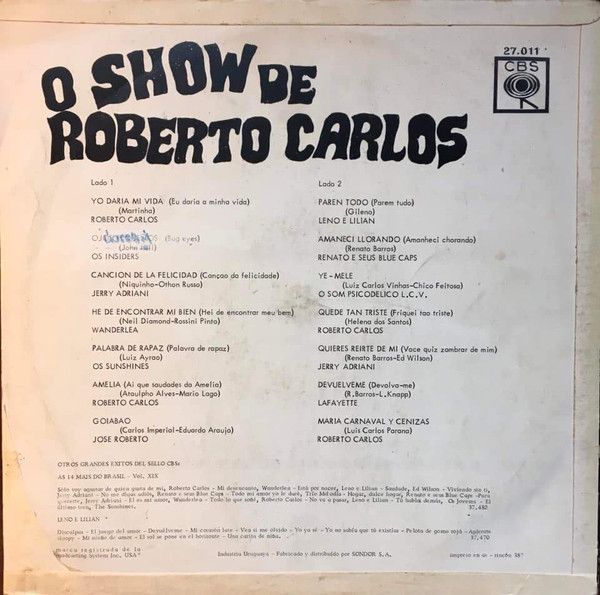 O Show De Roberto Carlos
