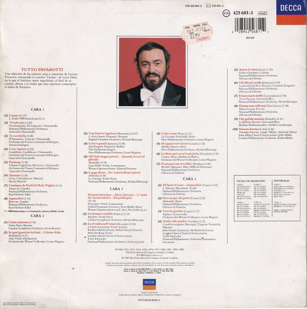 Tutto Pavarotti