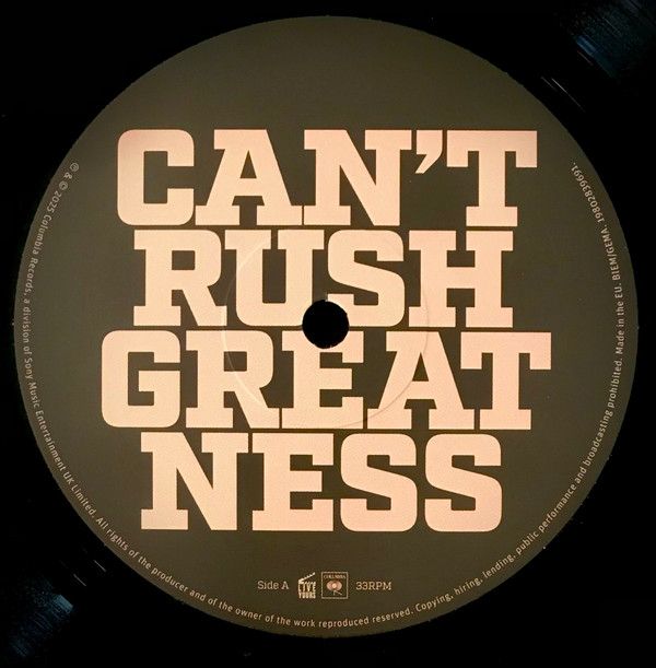 Can't Rush Greatness