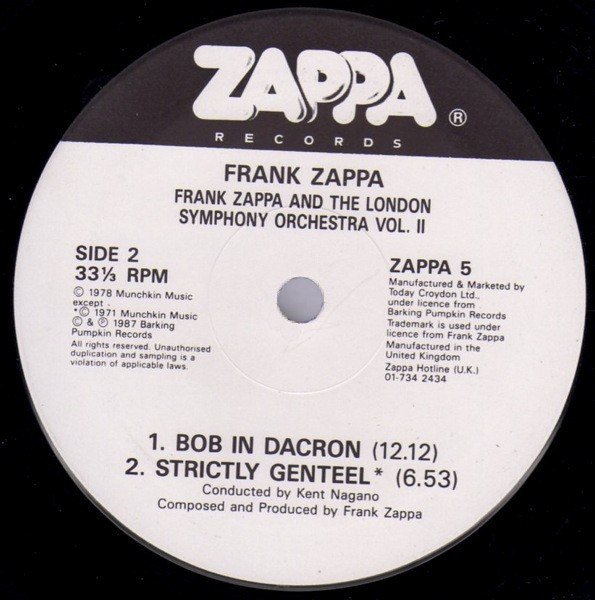London Symphony Orchestra - Zappa Vol. II