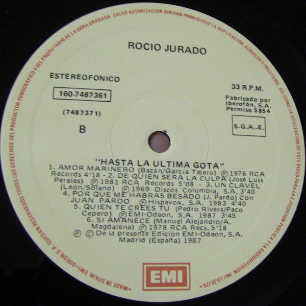 Hasta La Ultima Gota / Sus 25 Mejores Canciones