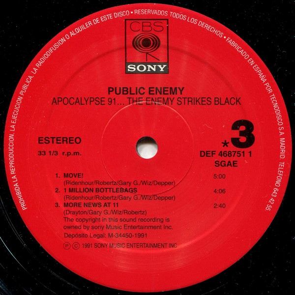 Apocalypse 91... The Enemy Strikes Black