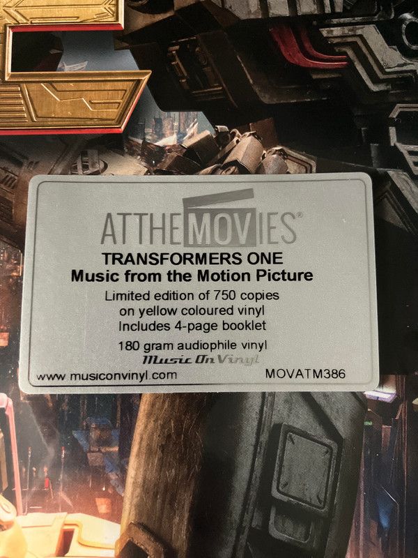 Transformers One (Music From The Motion Picture)