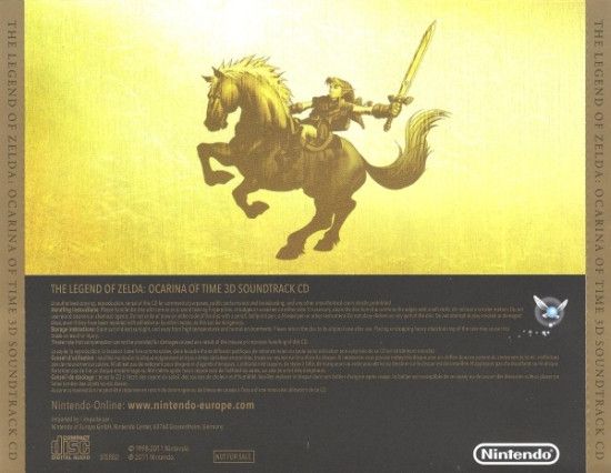 The Legend Of Zelda: Ocarina Of Time 3D Soundtrack CD
