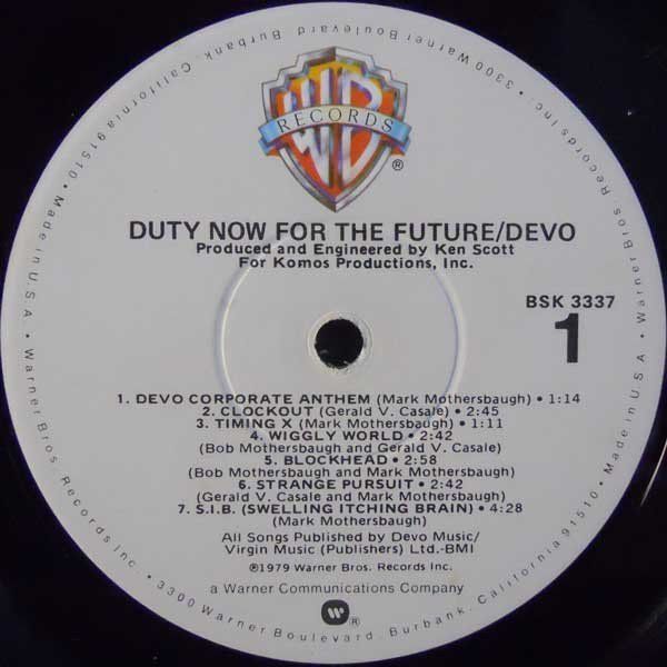 Duty Now For The Future