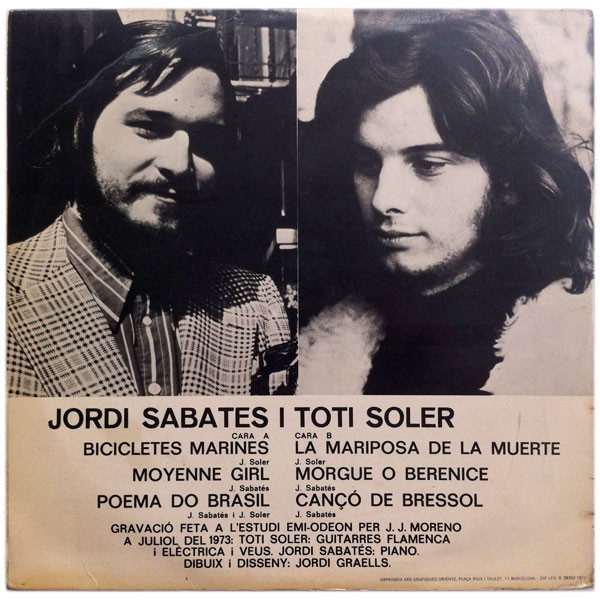 Jordi Sabates I Toti Soler