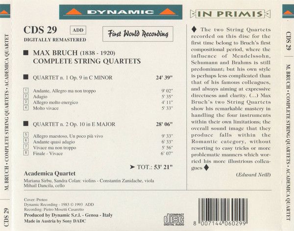 Complete String Quartets
