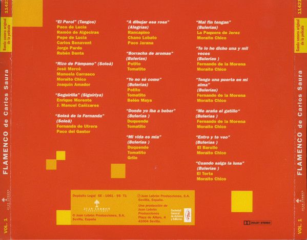 Flamenco De Carlos Saura - Vol.1