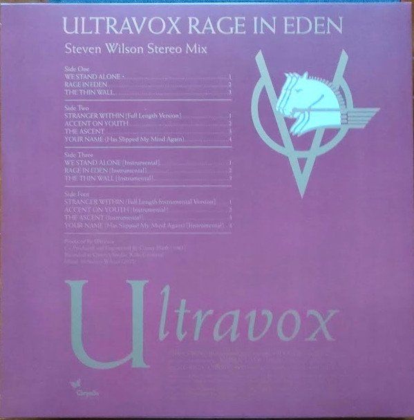 Rage In Eden [Steven Wilson Stereo Mix]