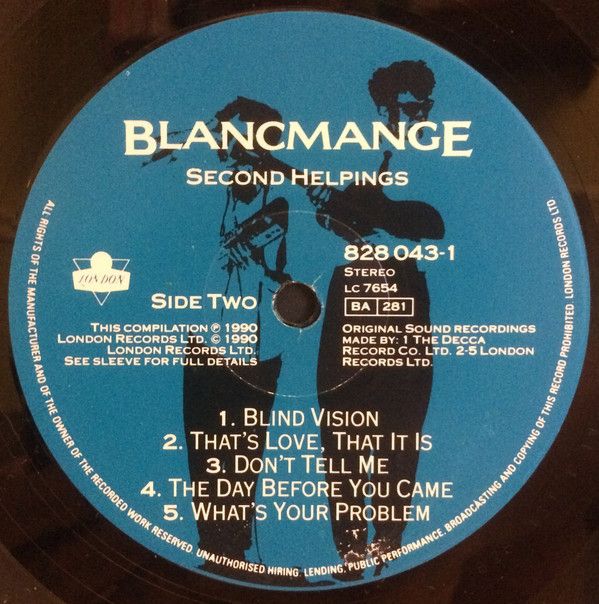 Second Helpings - The Best Of Blancmange