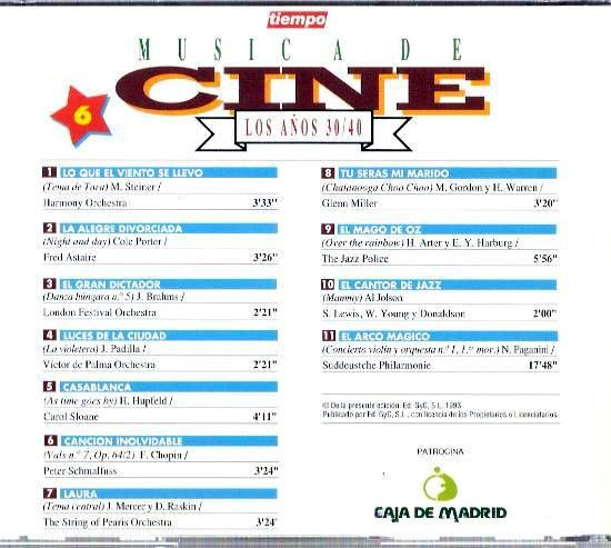 Musica de Cine Los Años 30/40 (Volumen 6)