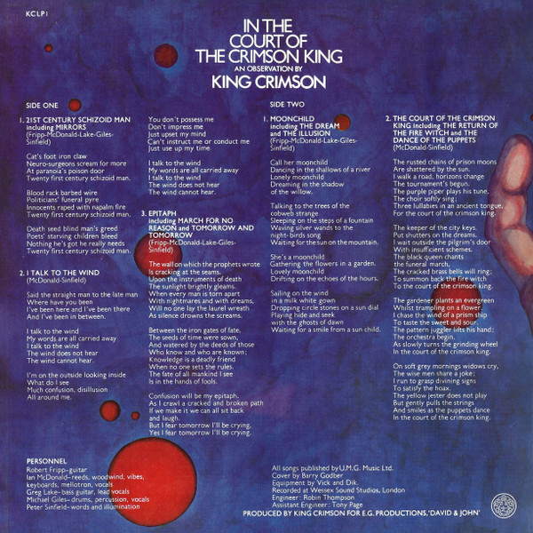 In The Court Of The Crimson King