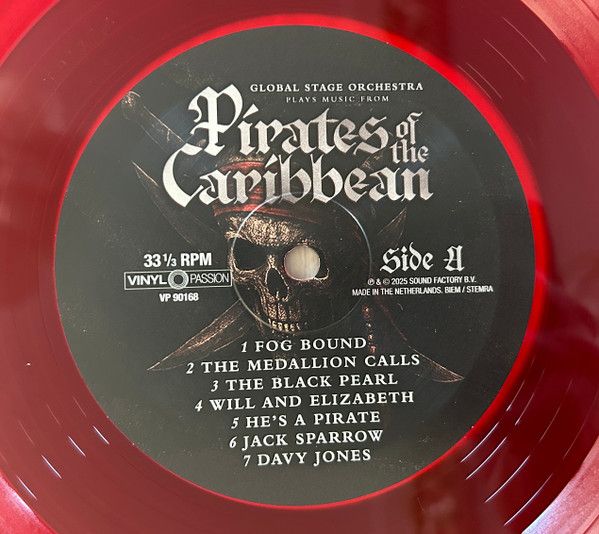 Plays Music From The Pirates Of The Caribbean