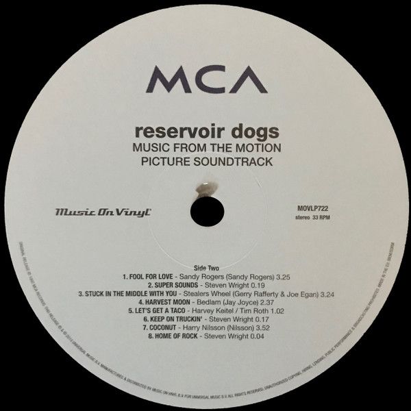 6b6cdfbdfd7112c7322356a2e4ab128105eb59f8_0_0.jpeg Reservoir Dogs (Music From The Original Motion Picture Soundtrack)
