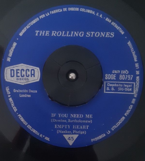 If You Need Me / Empty Heart / Confessin' The Blues / Around And Around