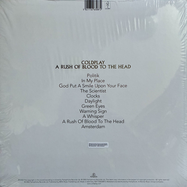 A Rush Of Blood To The Head