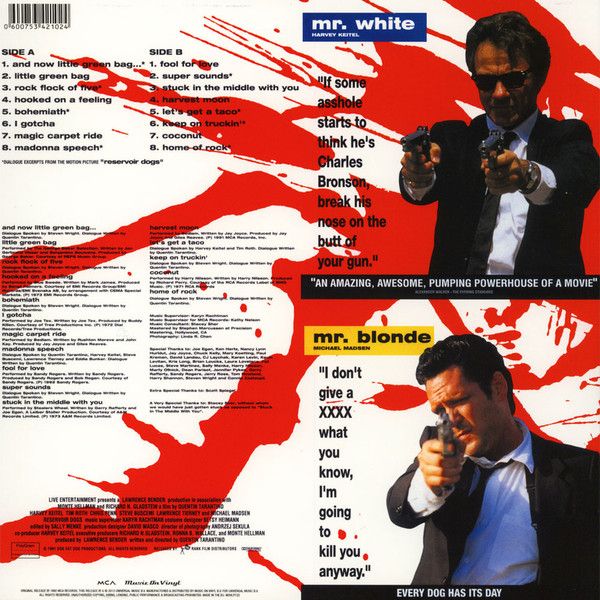 c84e6114cf2e95dda0950e7bef409810465c0bd5_0_0.jpeg Reservoir Dogs (Music From The Original Motion Picture Soundtrack)