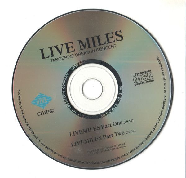 Livemiles (Tangerine Dream In Concert)