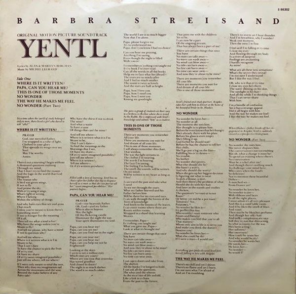 Yentl - Original Motion Picture Soundtrack