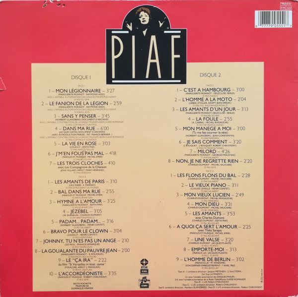 Piaf - 25e Anniversaire