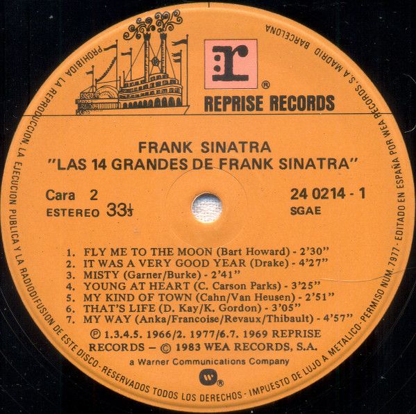 Las 14 Grandes De Frank Sinatra