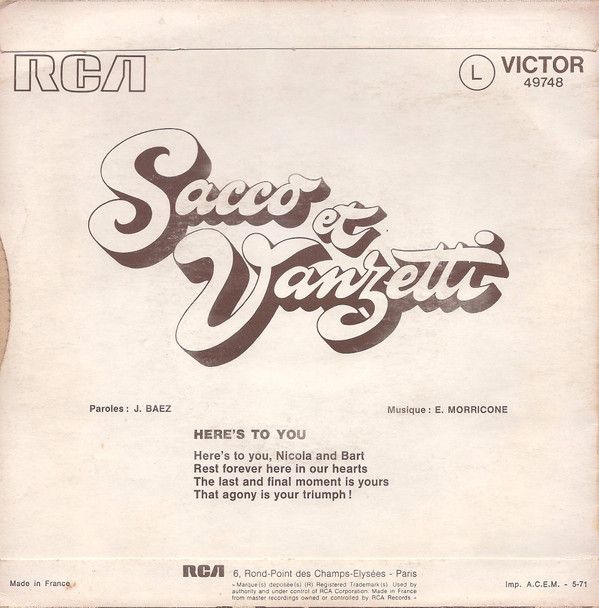 Sacco Et Vanzetti
