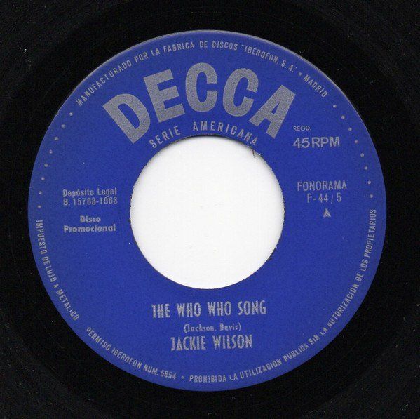 The Who Who Song / Since You Showed Me How To Be Happy