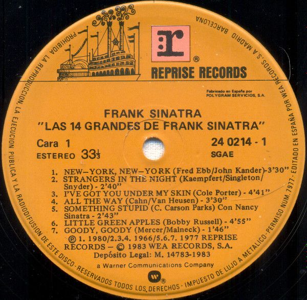 Las 14 Grandes De Frank Sinatra