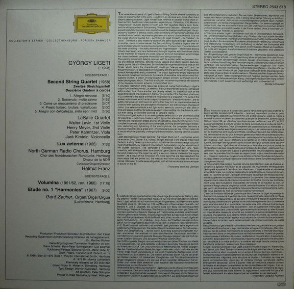 Lux Aeterna / Volumina / String Quartet No.2 / Etude No.1