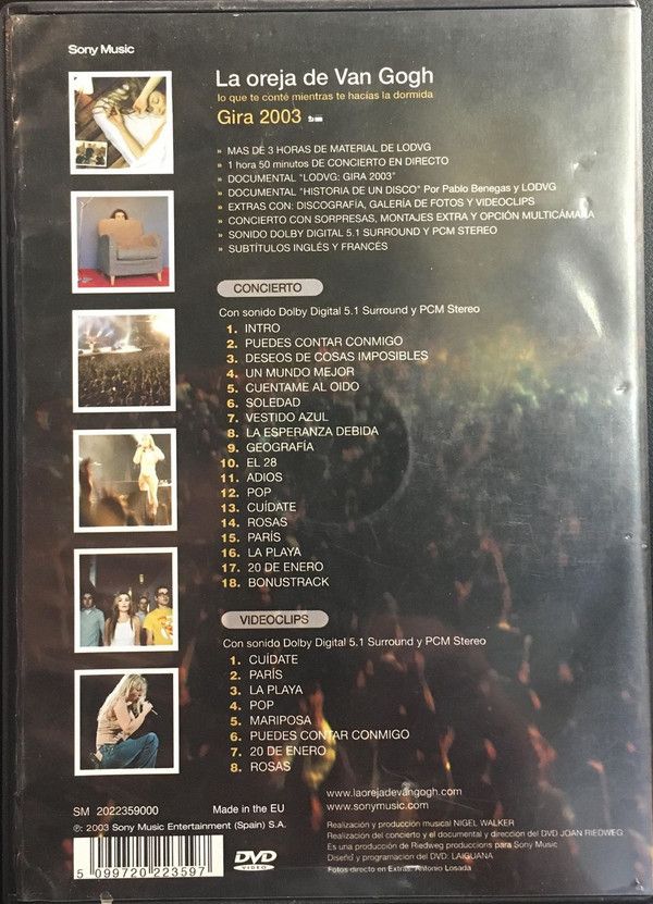 Lo Que Te Conté Mientras Te Hacías La Dormida Gira 2003