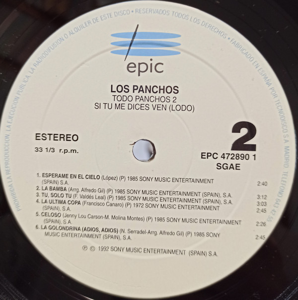 Todo Panchos 2 Si Tu Me Dices Ven (lodo)