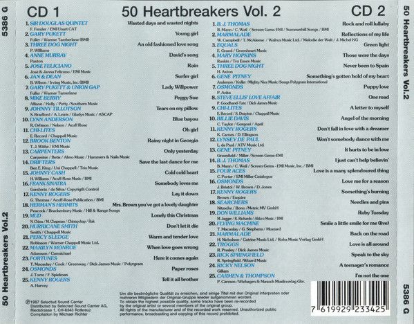 50 Heartbreakers Vol.2