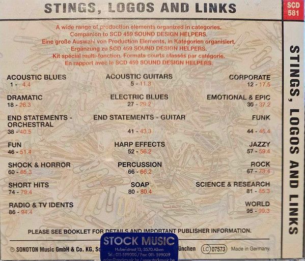 Stings, Logos And Links