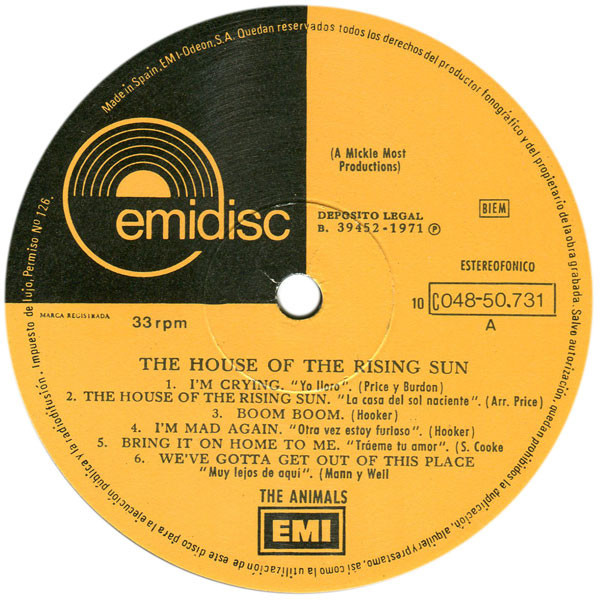 2726c90ff34caf8b1d3a1a5d5813808582732271_0_0.jpeg House Of The Rising Sun