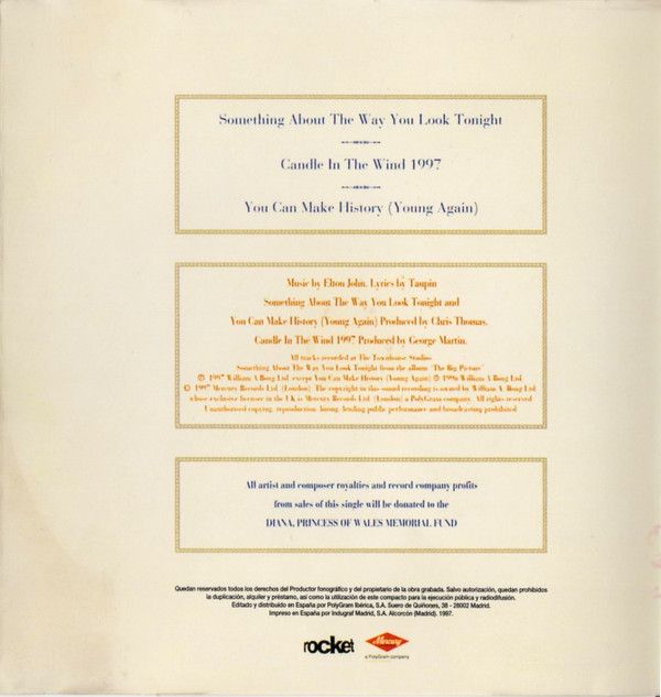 Something About The Way You Look Tonight / Candle In The Wind 1997