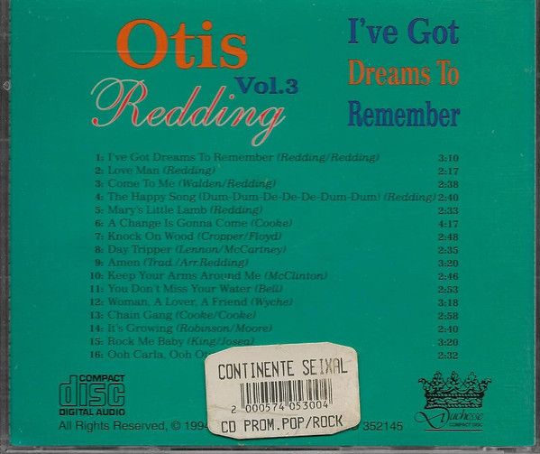 Otis Redding Vol.3 - I've Got Dreams To Remember