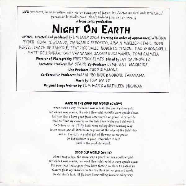 Night On Earth (Original Soundtrack Recording)