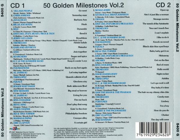 50 Golden Milestones Vol.2