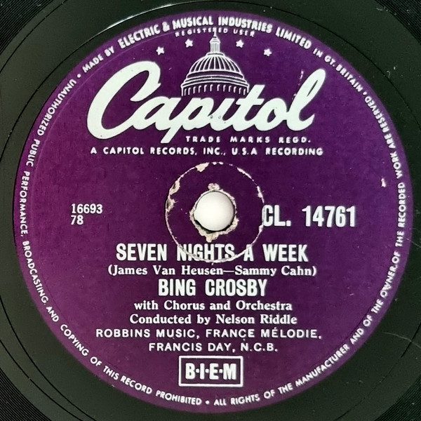 Seven Nights A Week / Man On Fire
