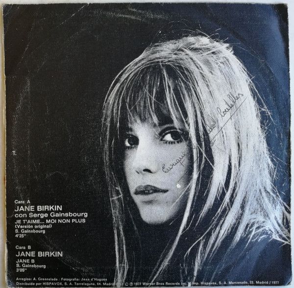 Je T'aime ... Moi Non Plus / Jane B.