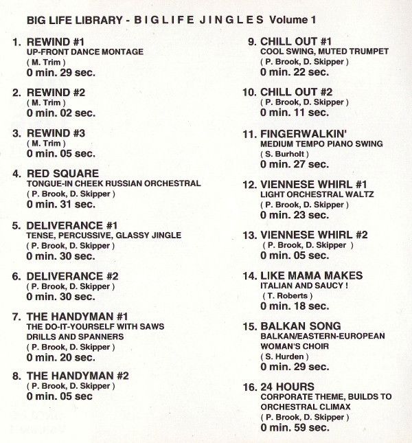 Big Life Jingles - Volume 1