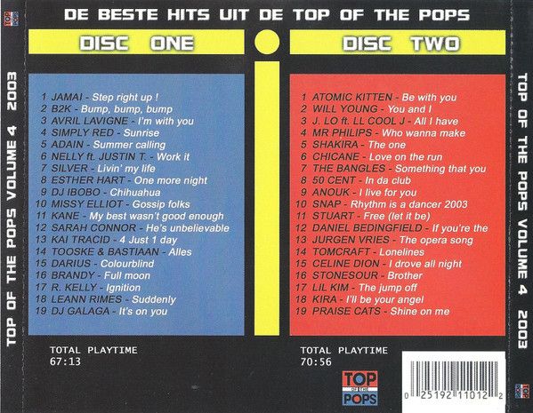 Top Of The Pops Volume 4 2003