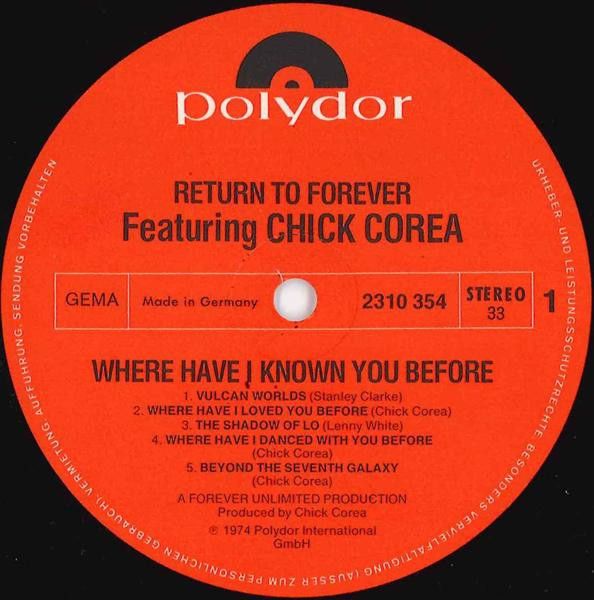 Where Have I Known You Before