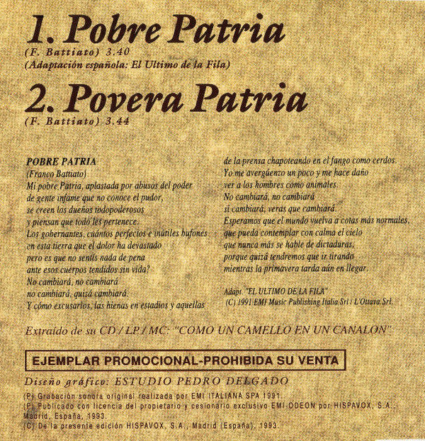 Pobre Patria