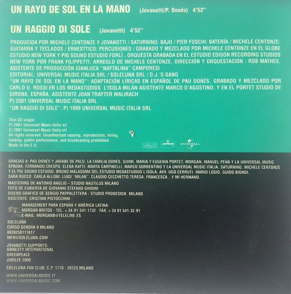 Un Rayo De Sol En La Mano